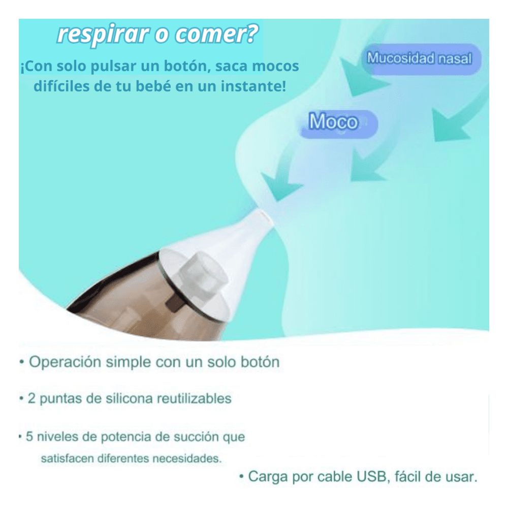 aspirador nasal para bebé