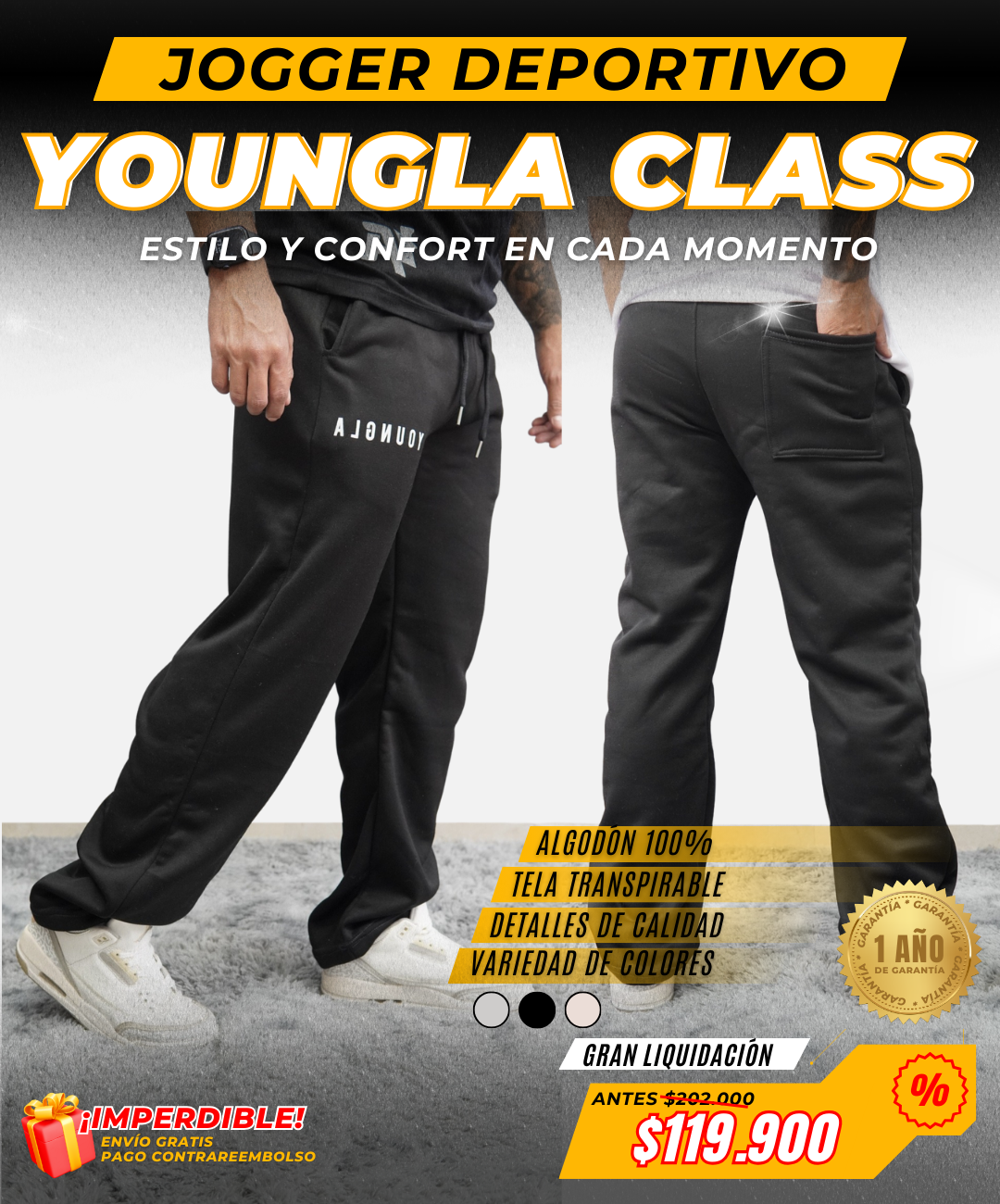 JOGGER DEPORTIVO YOUNGLA